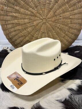 Twister 5X Shantung Straw Cowboy Hat (size 8)